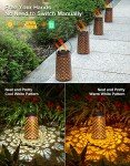 2 Pack Waterproof Solar Lanterns for Outdoors