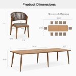 11-Piece Outdoor Rattan Patio Dining Set