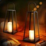 2PCS Solar Lanterns for Outdoor Farmhouse Decor