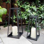 2PCS Solar Lanterns for Outdoor Farmhouse Decor