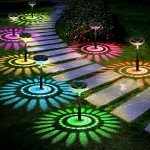 Solar Color Changing Pathway Lights - 8 Pack
