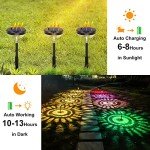Solar Color Changing Pathway Lights - 8 Pack