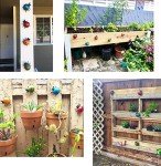 Cute Ladybug Metal Wall Art Set for Outdoors