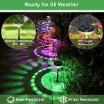 Solar Color Changing Pathway Lights - 8 Pack