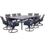 Montclair 11-Piece Outdoor Dining Set with 10 Chairs
