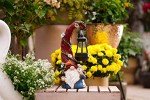 Gnome Garden Statue with Solar Lantern Light