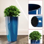 21-Inch Tall Indoor/Outdoor Plant Pots - 2 Pack