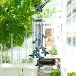 Large Aluminum Butterfly Wind Chimes for Outdoors