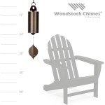 40" Copper Wind Chimes for Outdoor Spaces