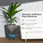 21-Inch Tall Indoor/Outdoor Plant Pots - 2 Pack