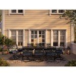 Montclair 11-Piece Outdoor Dining Set with 10 Chairs