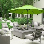 Sunnyglade 9' Outdoor Patio Umbrella - Grass Green
