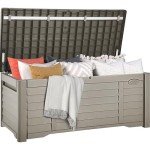 Large Outdoor Storage Box for Patio and Garden