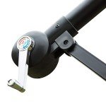 10Ft Adjustable Offset Patio Umbrella - Tan