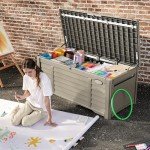 Large Outdoor Storage Box for Patio and Garden