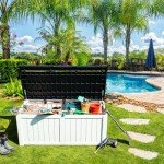 YITAHOME 120 Gallon Waterproof Outdoor Storage Box