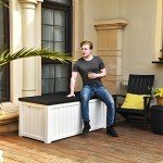 YITAHOME 120 Gallon Waterproof Outdoor Storage Box