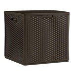 Suncast 60 Gallon Outdoor Storage Box – Java