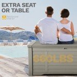 Large Outdoor Storage Box for Patio and Garden