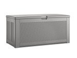 Extra Large Outdoor Storage Deck Box - Gray