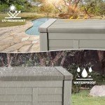Large Outdoor Storage Box for Patio and Garden