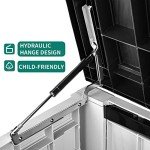 YITAHOME 120 Gallon Waterproof Outdoor Storage Box