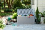 Extra Large Outdoor Storage Deck Box - Gray