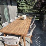 11-Piece Outdoor Dining Set with Metal Table & Rattan Chairs