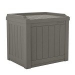 Suncast 22 Gallon Patio Storage Deck Box, Gray