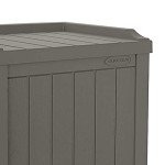 Suncast 22 Gallon Patio Storage Deck Box, Gray