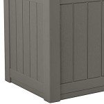 Suncast 22 Gallon Patio Storage Deck Box, Gray