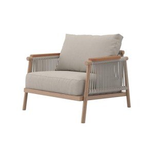 Light Khaki Modern Aluminum Outdoor Patio Sofa