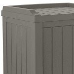 Suncast 22 Gallon Patio Storage Deck Box, Gray
