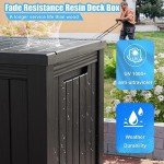 PatioZen 180 Gallon Waterproof Outdoor Storage Box