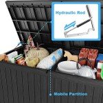 PatioZen 180 Gallon Waterproof Outdoor Storage Box