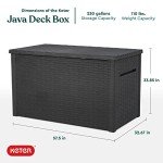 Keter Java XXL 230 Gallon Outdoor Storage Box