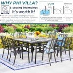 9-Piece Outdoor Dining Set for 8 People