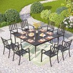 9-Piece Outdoor Dining Set for 8 People