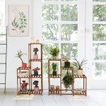 Large 13-Tier Wood Plant Stand for Indoors Outdoors