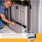 Suncast Resin Storage Cabinet for Indoor/Outdoor Use