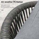 14-Piece All-Weather Wicker Patio Dining Set