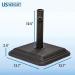 26 LB Black Umbrella Base for Stability