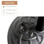 C-Hopetree Heavy Duty Water Fillable Umbrella Base