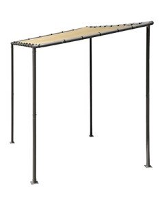 Charcoal Gazebo Canopy with Water-Resistant Cover