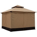 10'x10' Outdoor Gazebo with Netting by ABCCANOPY