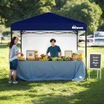 Navy Blue 10x10ft Pop Up Canopy Tent