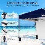 Navy Blue 10x10ft Pop Up Canopy Tent