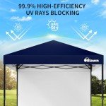 Navy Blue 10x10ft Pop Up Canopy Tent
