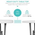 32" Round Folding Bar Table for Outdoor & Indoor Use