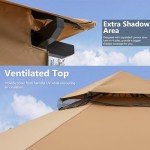 10'x10' Outdoor Gazebo with Netting by ABCCANOPY